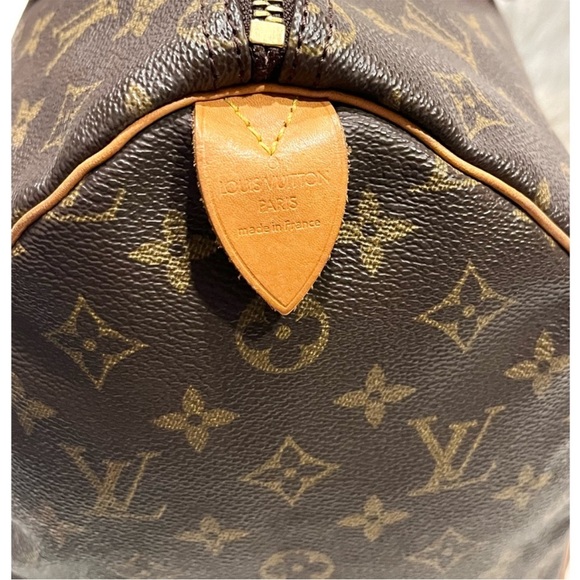 GREAT CONDITION! Authentic Louis Vuitton Speedy 35 Shoulder Bag Tote Handbag - Picture 7 of 14